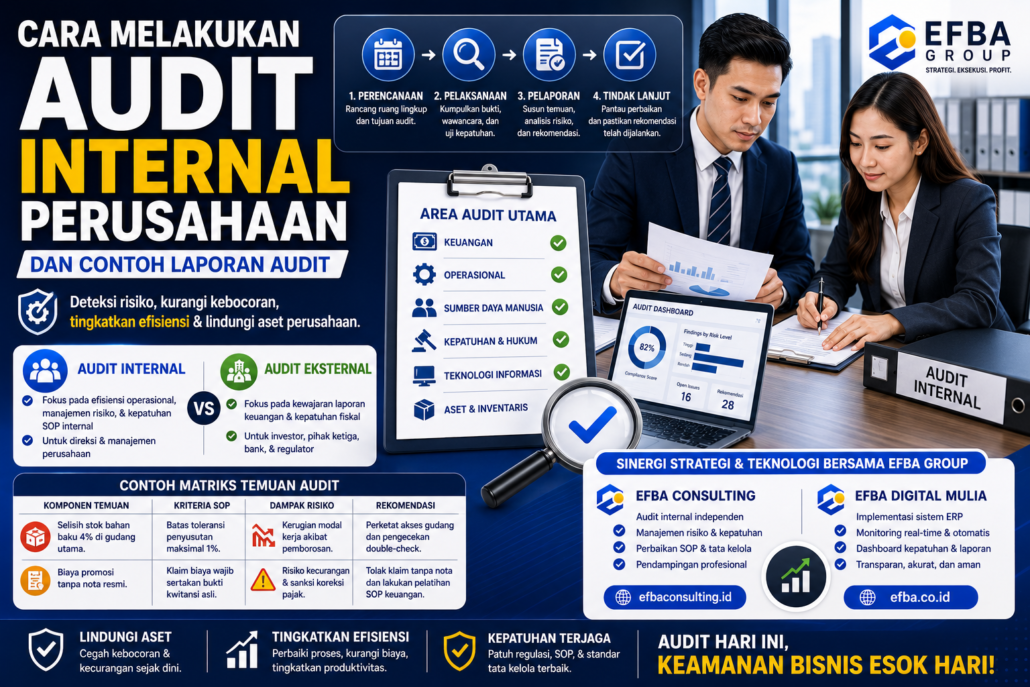 Cara Melakukan Audit Internal Perusahaan Dan Contoh Laporan Audit