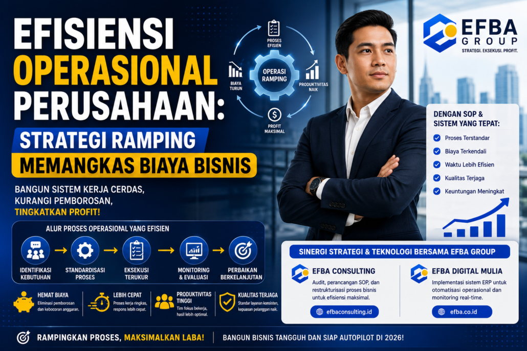 Efisiensi Operasional Perusahaan Strategi Ramping Memangkas Biaya Bisnis
