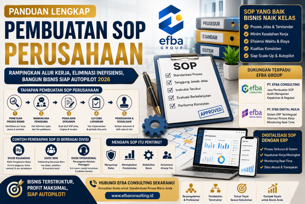 Pembuatan SOP Perusahaan: Solusi Terpadu Efba Consulting