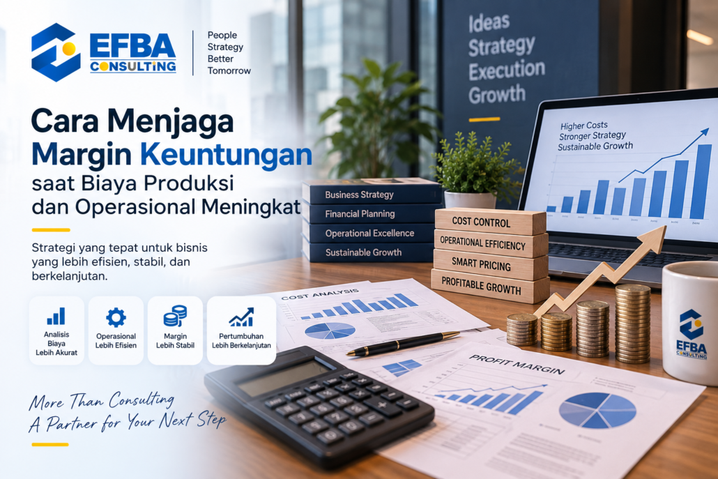 menjaga margin keuntungan