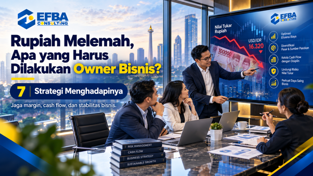 strategi bisnis saat rupiah melemah